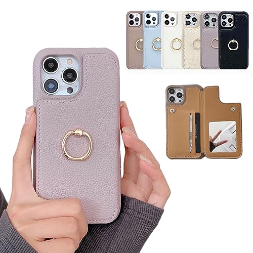 iPhone 13/14ケース スタンド機能付きミラーウォレットケース Amazon.co.jp: Magsafe 対応 iPhone 14/iPhone 13 ケース